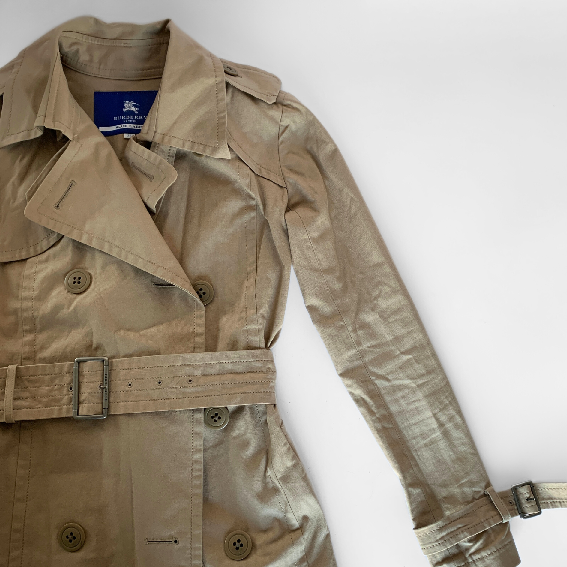 Burberry Burberry Trench Coat Cotton - Coats - Etoile Luxury Vintage