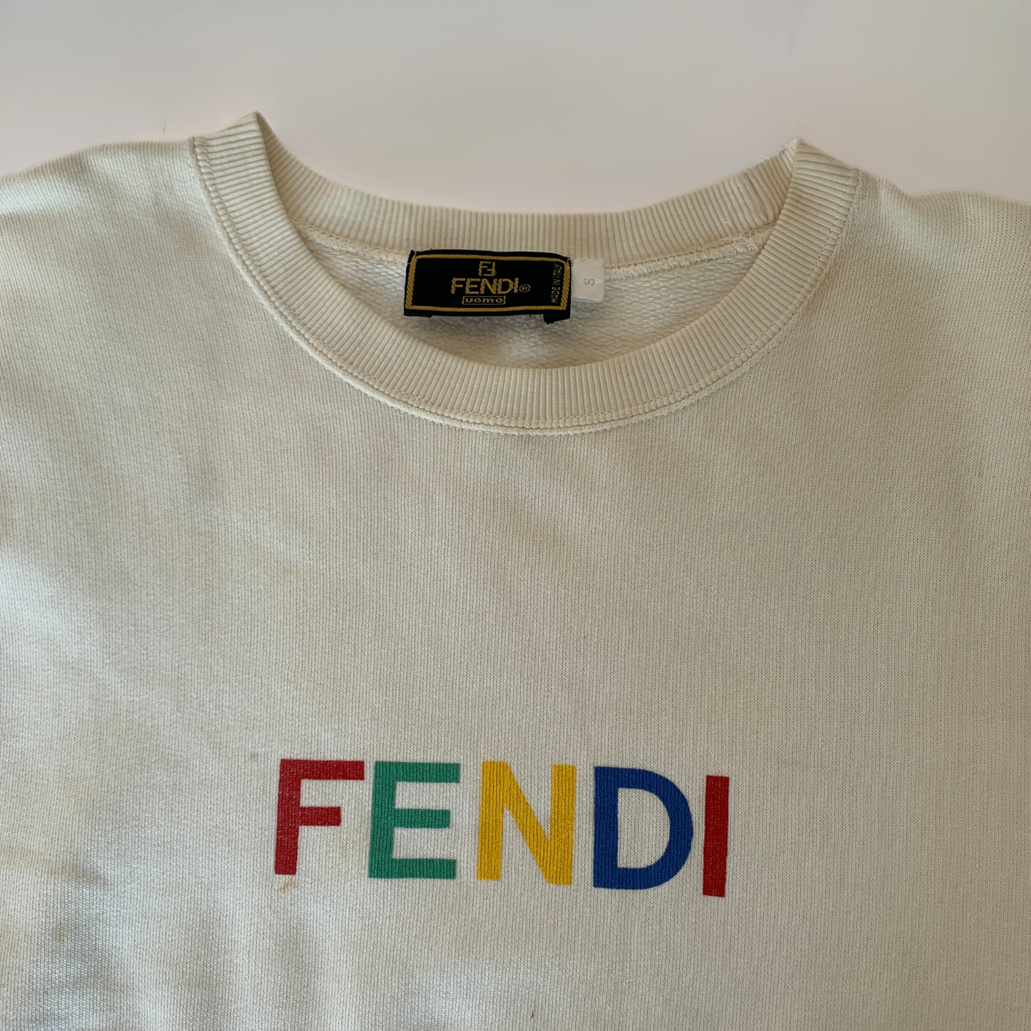 Fendi Fendi Sweater Multicolor Cotton - Clothing - Etoile Luxury Vintage