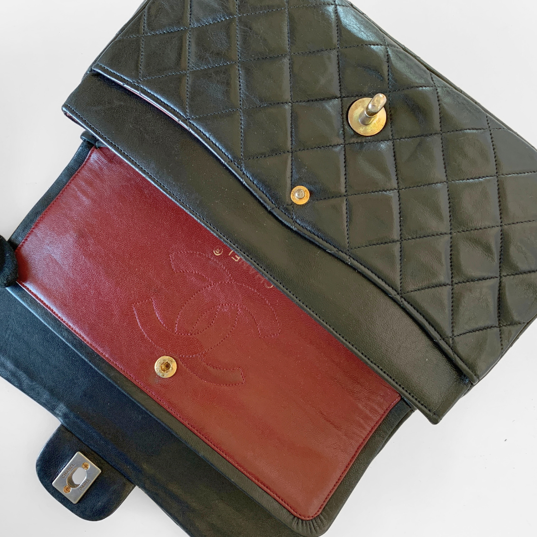 Chanel Classic Flap Bag Medium Lambskin Leather