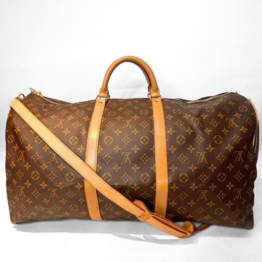 Louis Vuitton Keepall 55 Strap Monogram Canvas