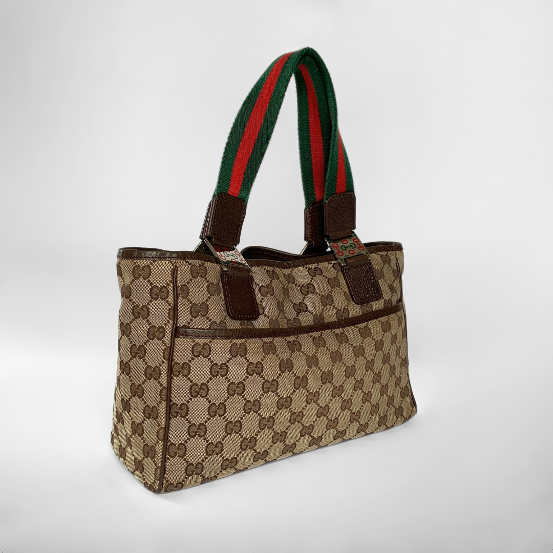 Gucci Supreme Sherry Tote Monogram Canvas