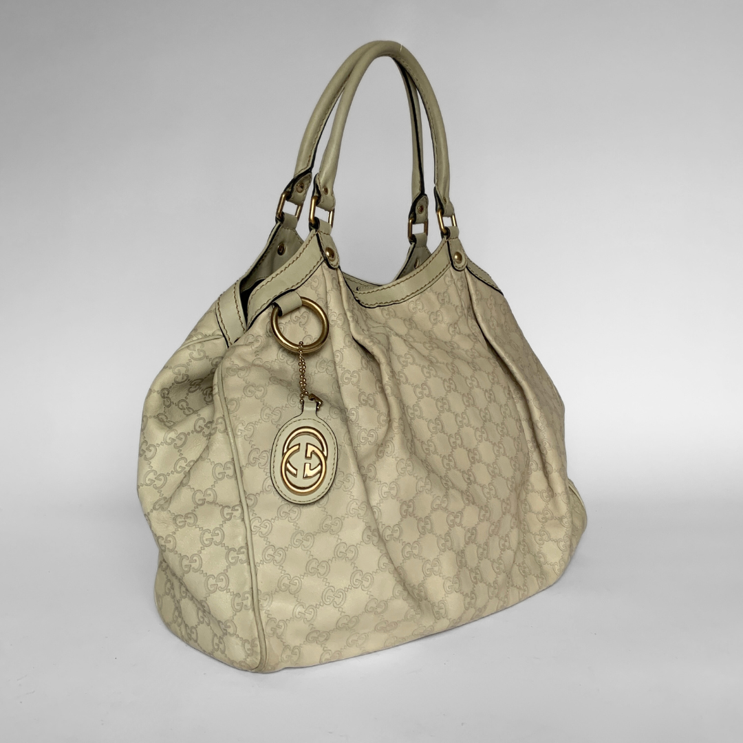 Gucci Gucci Sukey Guccissima Large Leather - Shoppers - Etoile Luxury Vintage