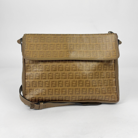 Fendi PVC Crossbody Bag on a white background