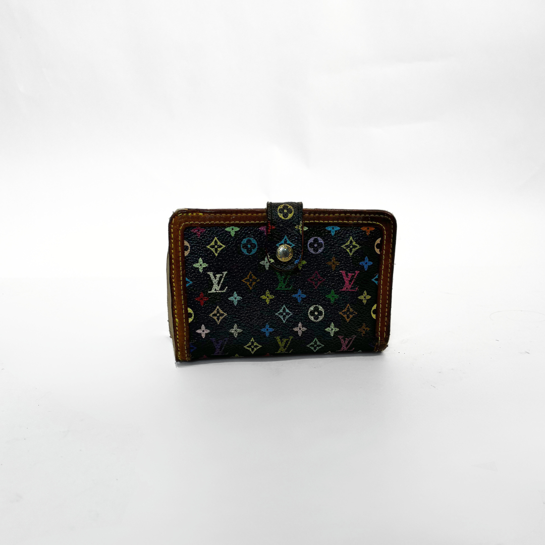 Louis Vuitton Medium Clip Wallet Multicolor Canvas