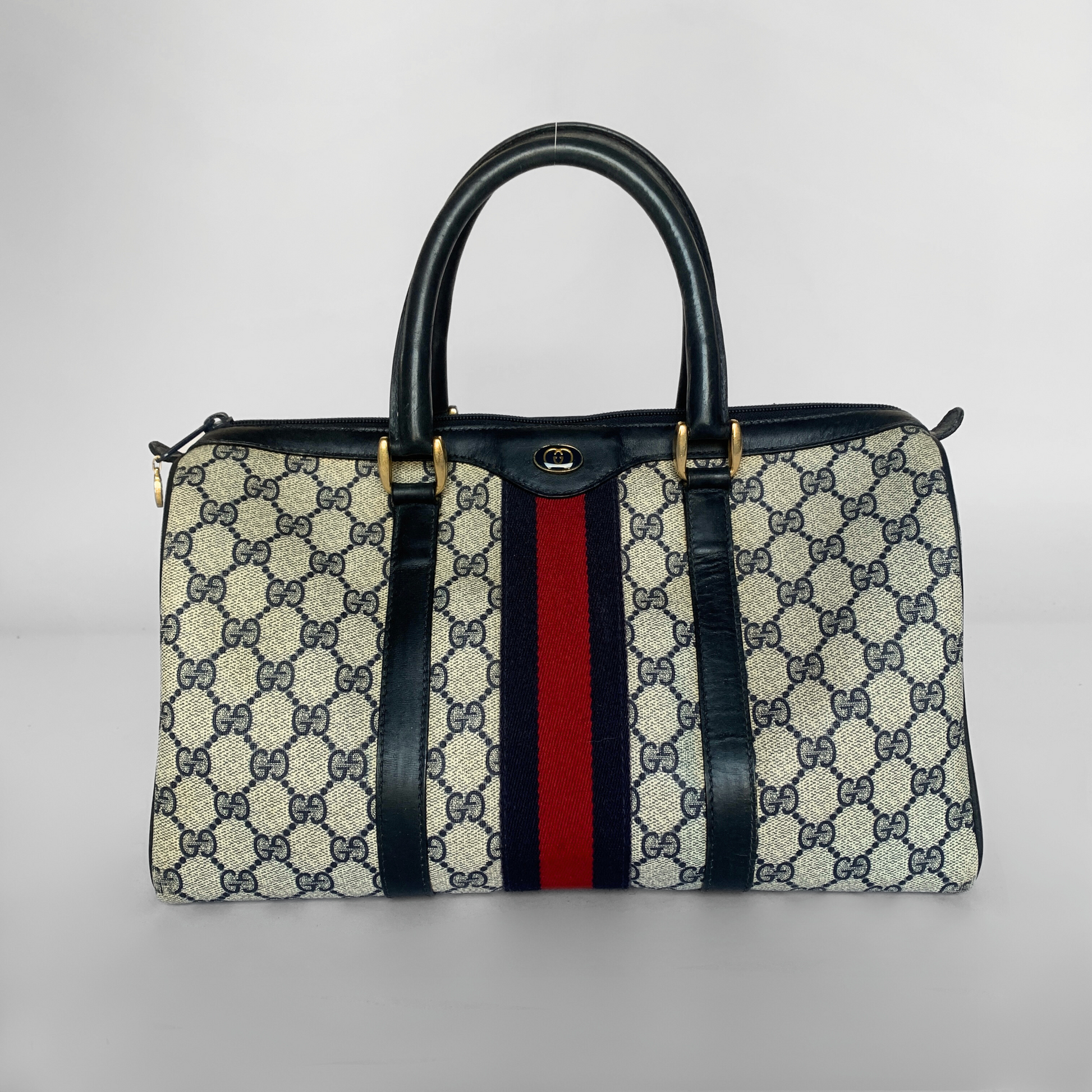 Gucci Gucci GG Boston Bag Canvas - handbags - Etoile Luxury Vintage