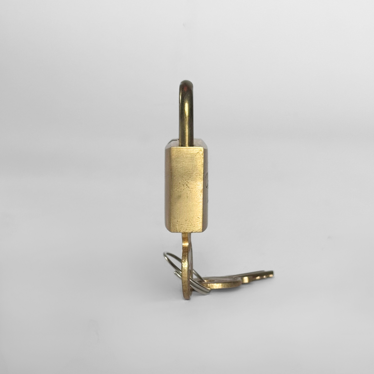 Dior Lock With Key Gold Metal