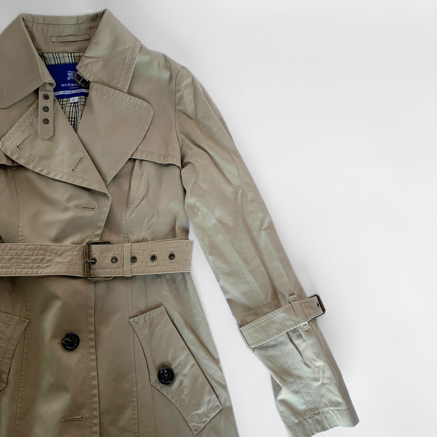 Burberry Burberry Trench Coat Cotton - Coats - Etoile Luxury Vintage