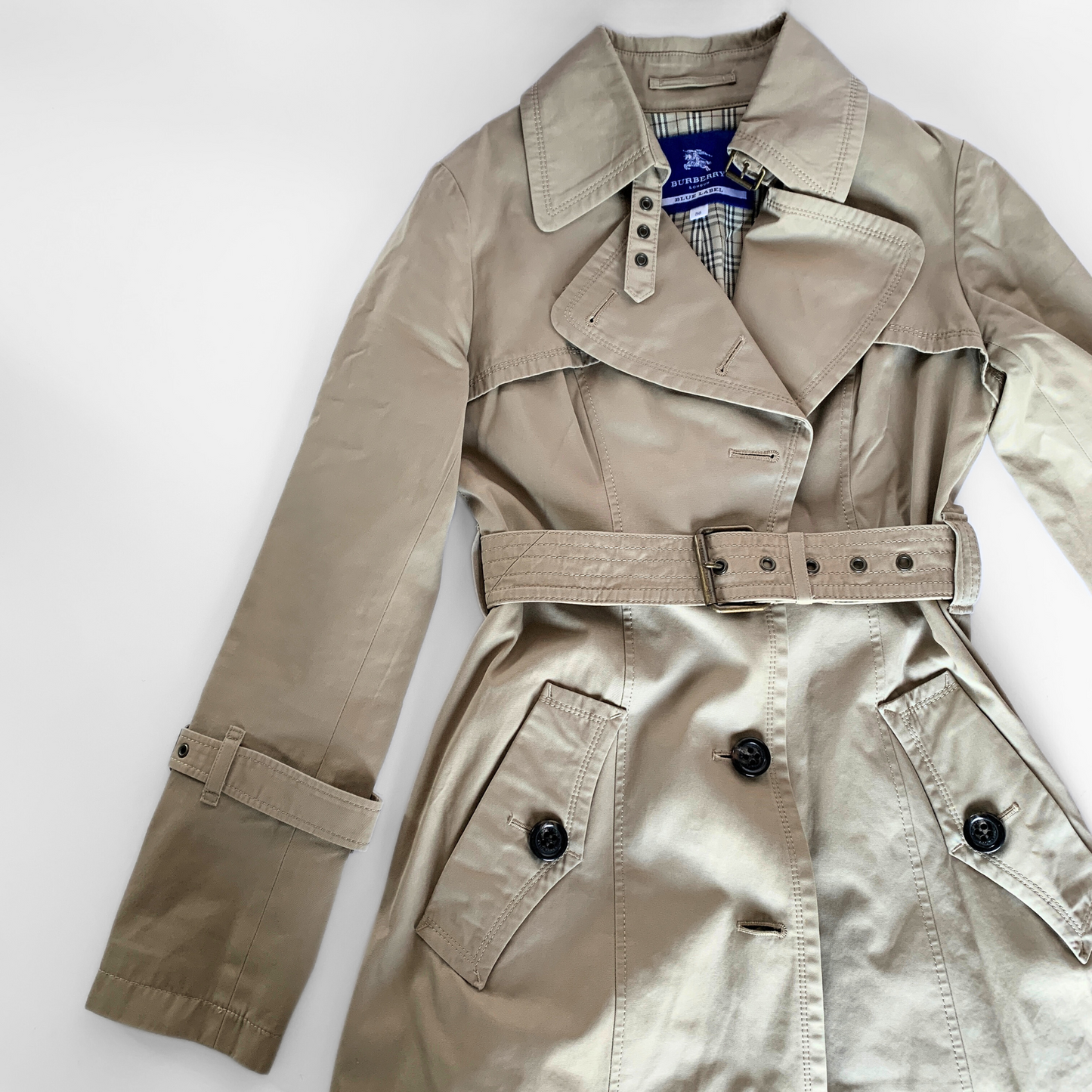 Burberry Burberry Trench Coat Cotton - Coats - Etoile Luxury Vintage