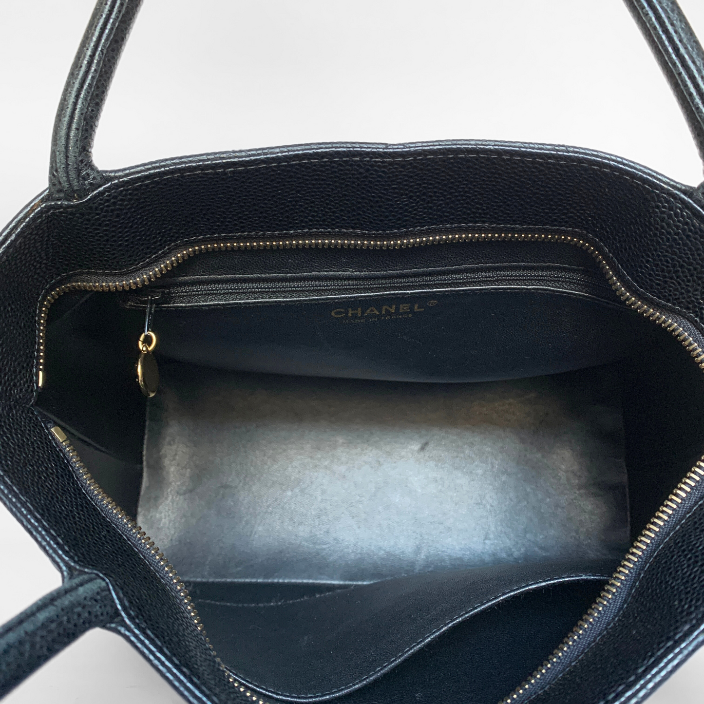 Chanel Medaillon Caviar Leather