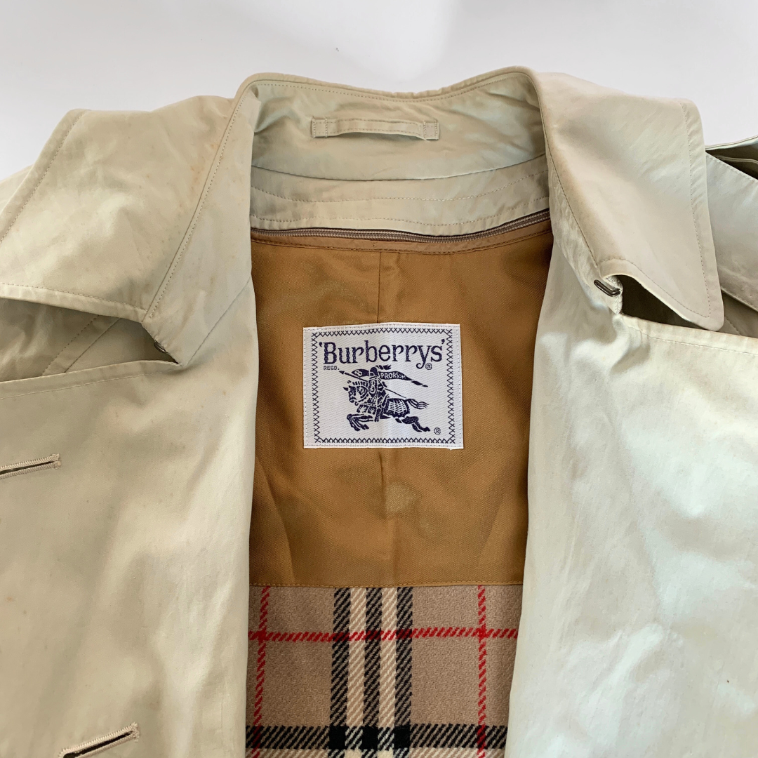 Burberry Burberry Trench Coat Cotton - Coats - Etoile Luxury Vintage