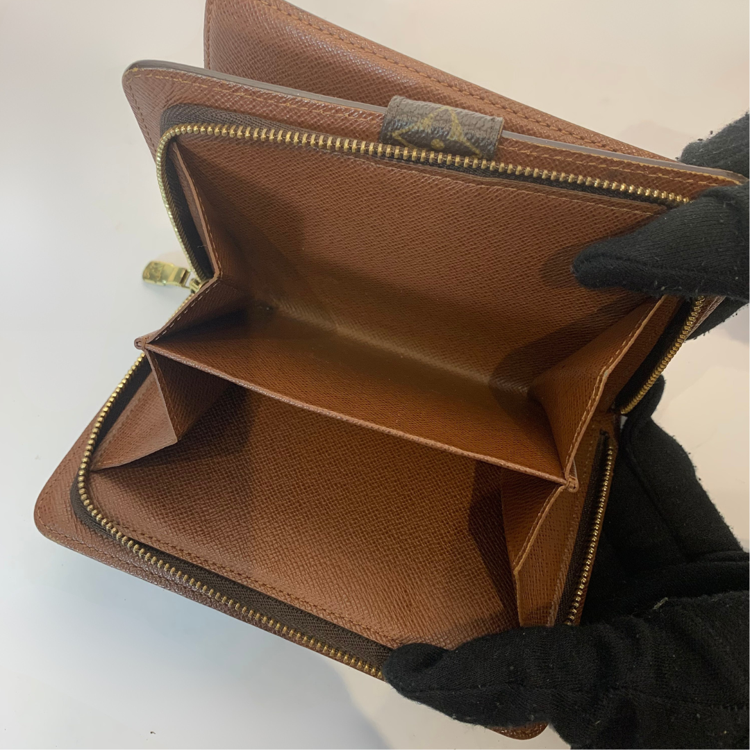 Louis Vuitton Wallet Zipper Large Monogram Canvas