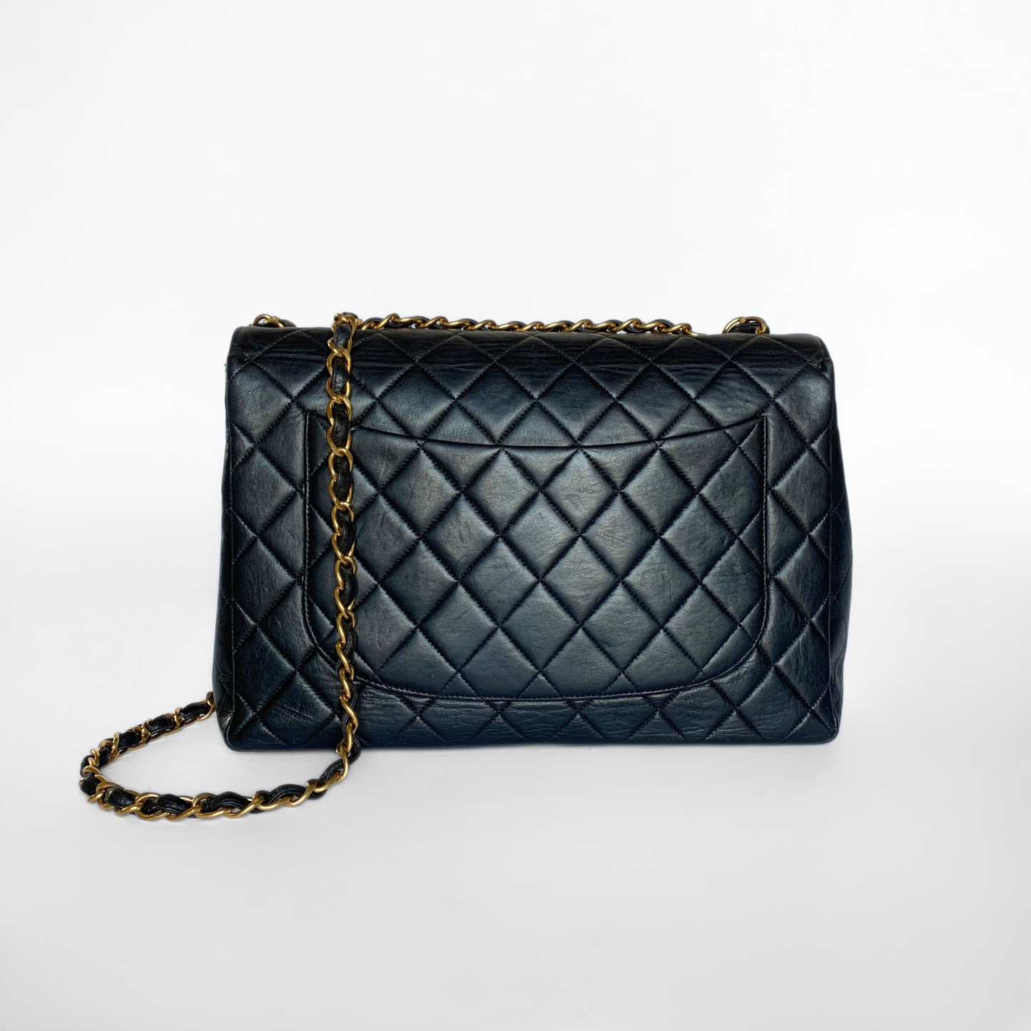 Chanel Classic Flap Bag Maxi Lambskin Leather