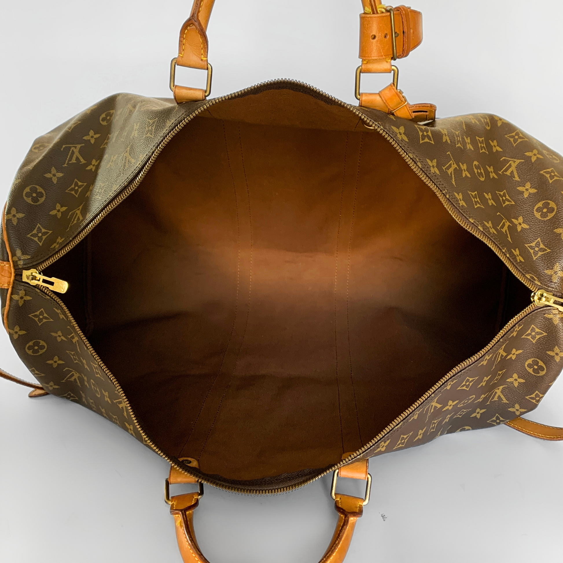 Louis Vuitton Louis Vuitton Keepall 60 Bandouli&egrave;re Monogram Canvas - Handbags - Etoile Luxury Vintage