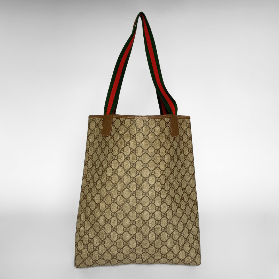 Gucci Gucci Supreme Sherry Line Tote Bag Monogram PVC - Shoulder Bags - Etoile Luxury Vintage