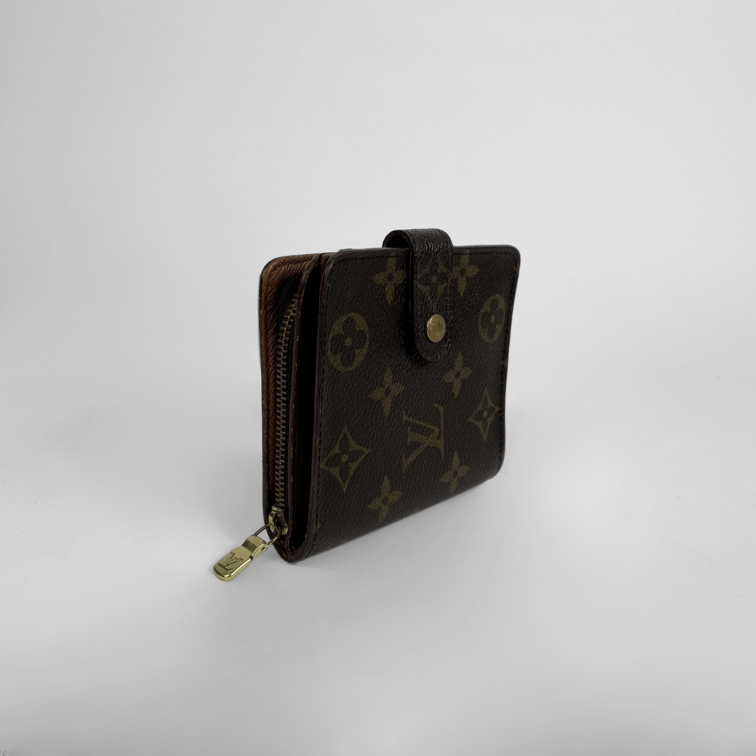 Louis Vuitton Zipper Wallet on a white background