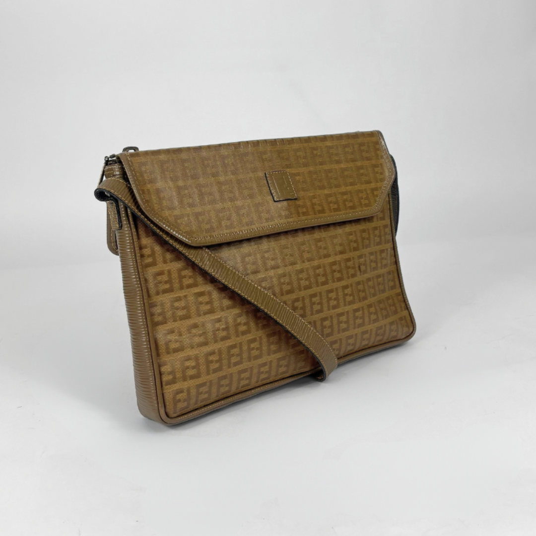 Fendi PVC Crossbody Bag on a white background