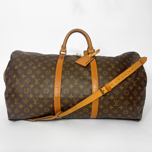Louis Vuitton Louis Vuitton Keepall 60 Bandouli&egrave;re Monogram Canvas - Travel Bags - Etoile Luxury Vintage