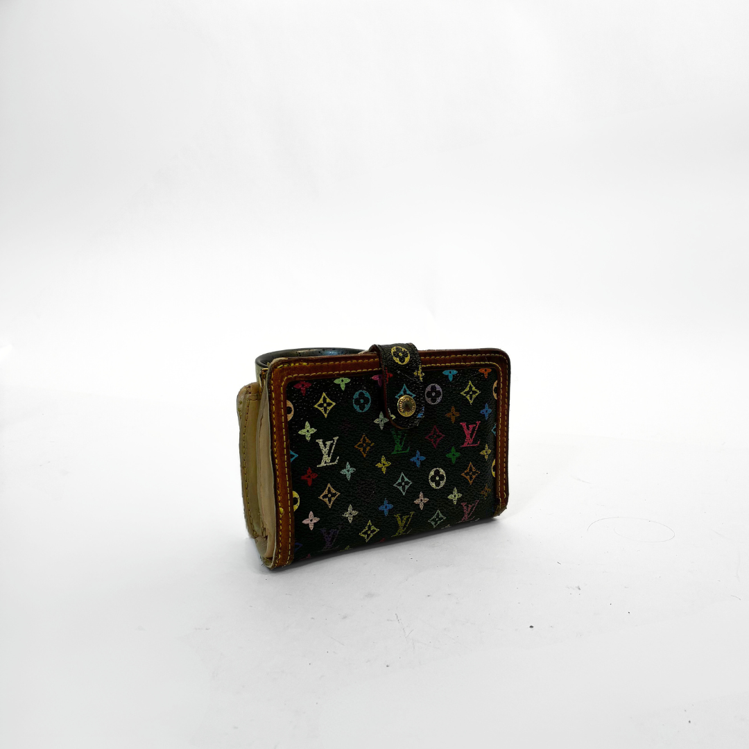 Louis Vuitton Medium Clip Wallet Multicolor Canvas