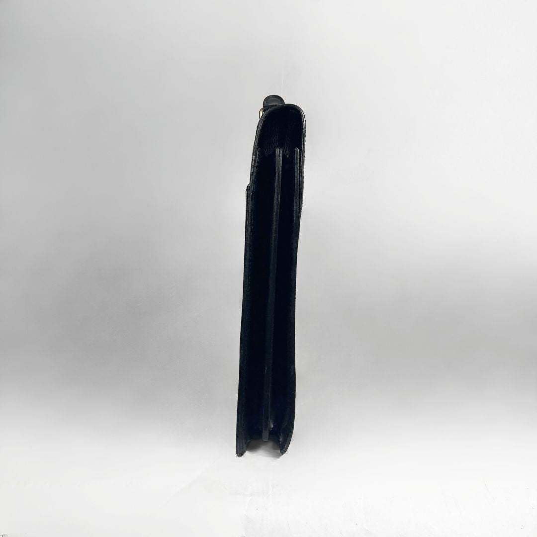 Louis Vuitton Black Epi Serviette Consellier