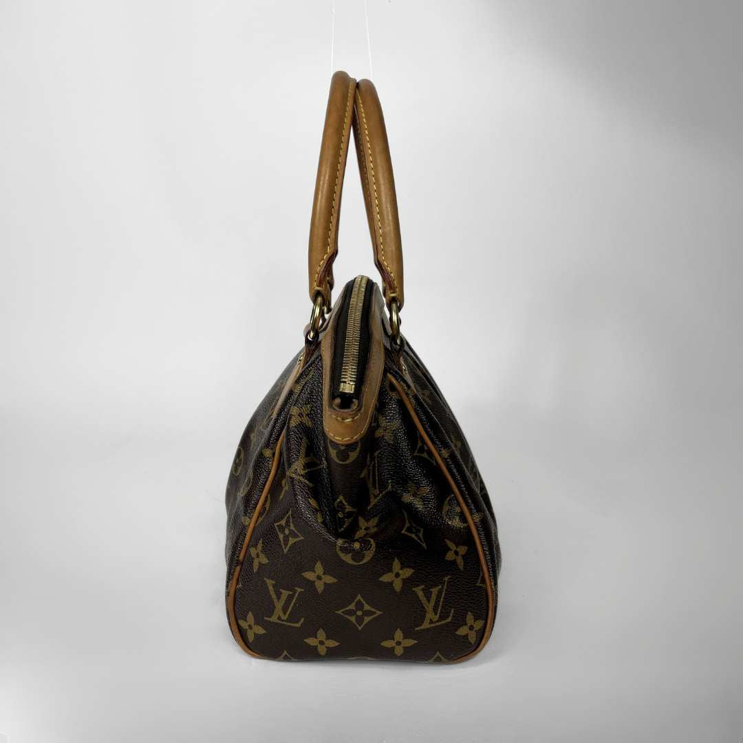 Louis Vuitton Tivoli PM Monogram on a white background