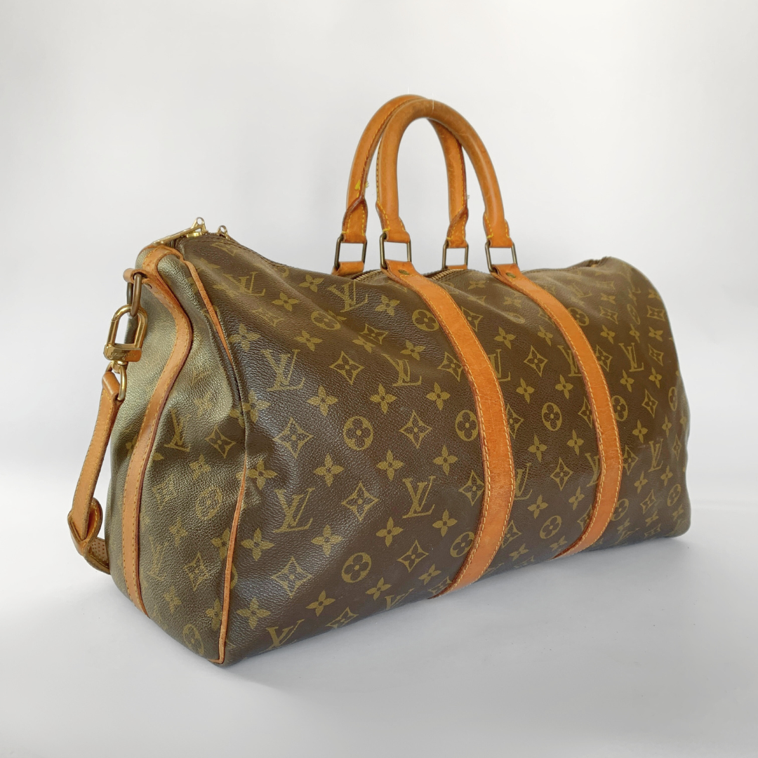 Louis Vuitton Louis Vuitton Keepall 45 Bandouli&egrave;re Monogram Canvas - Travel bags - Etoile Luxury Vintage