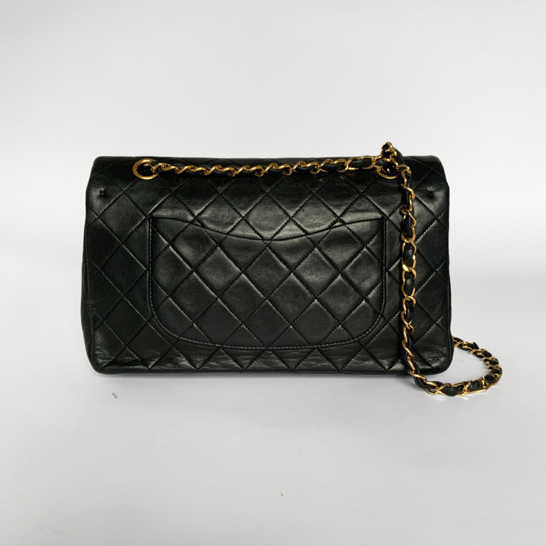 Chanel Classic Double Flap Bag Medium Lambskin Leather