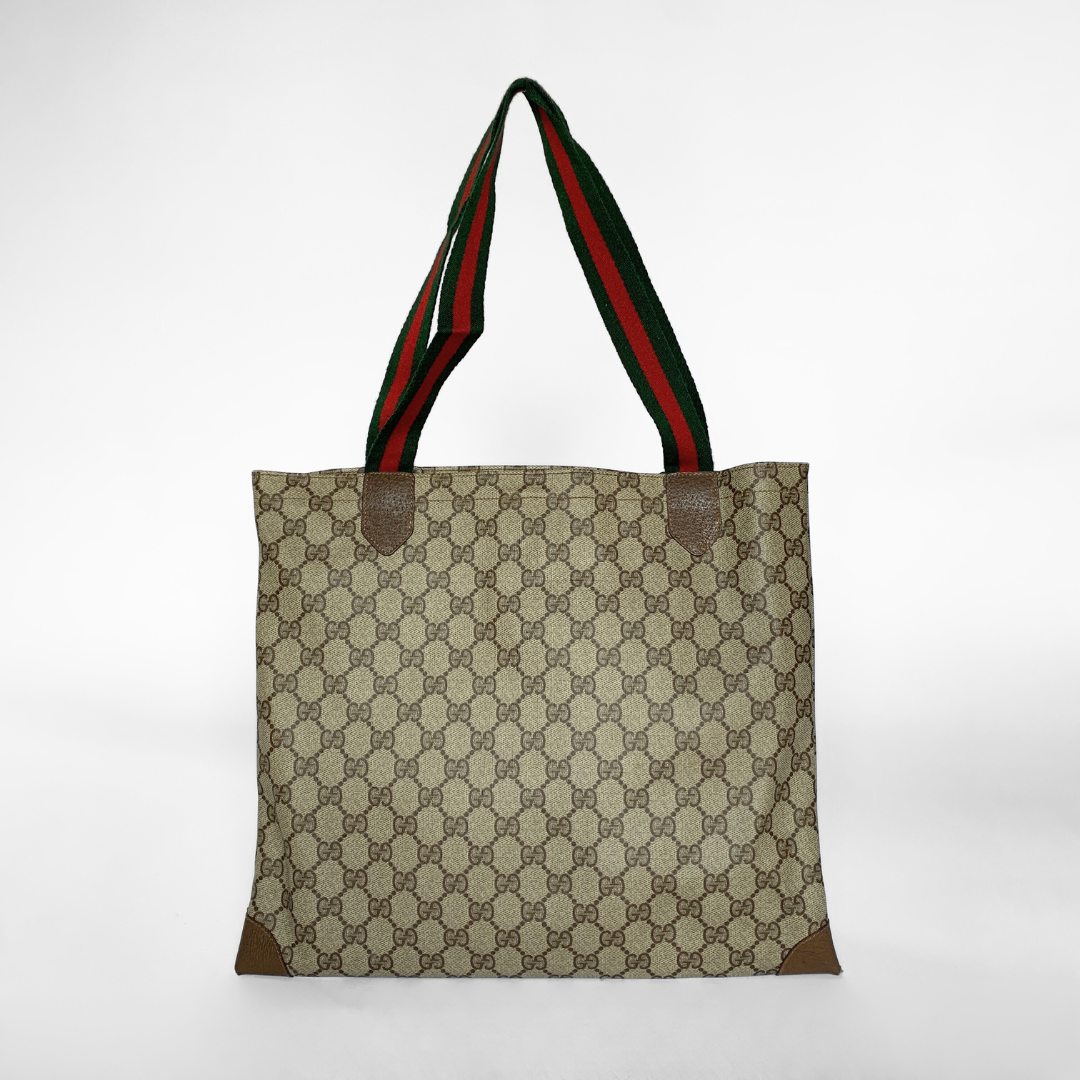 Gucci Gucci Sherry Line PVC Tote Bag Monogram Canvas - Handbags - Etoile Luxury Vintage