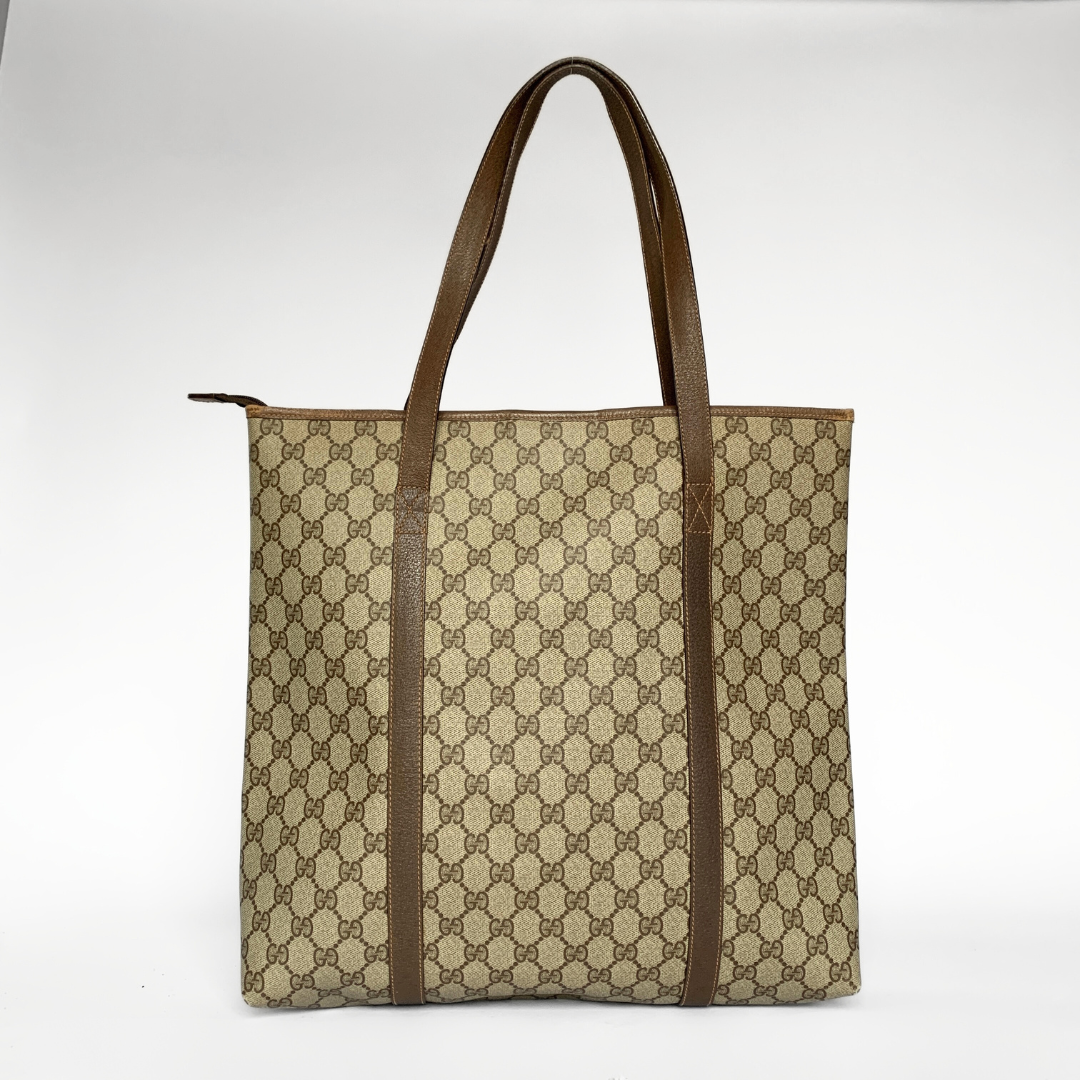 Gucci Gucci Tote Bag Monogram PVC - Shoulder Bags - Etoile Luxury Vintage