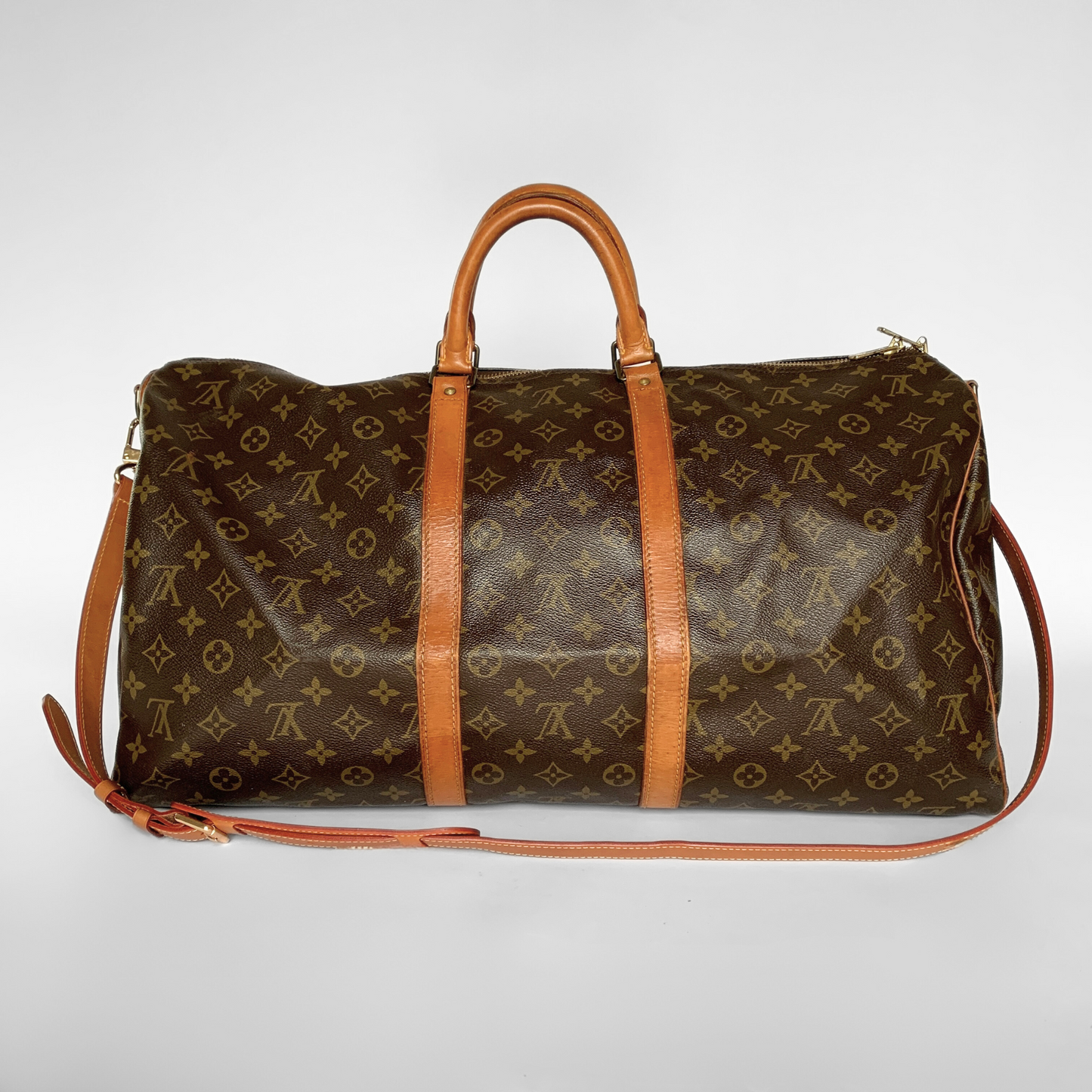 Louis Vuitton Louis Vuitton Keepall 55 Bandouli&egrave;re Monogram Canvas - Handbags - Etoile Luxury Vintage