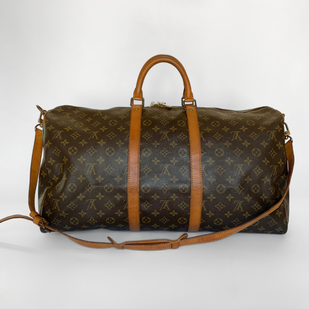 Louis Vuitton Louis Vuitton Keepall 55 Bandouli&egrave;re Monogram Canvas - Handbags - Etoile Luxury Vintage