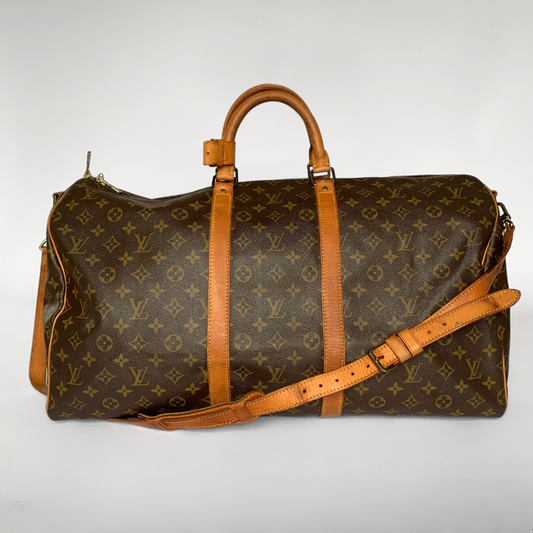 Louis Vuitton Louis Vuitton Keepall 55 Bandouli&egrave;re Monogram Canvas - Handbags - Etoile Luxury Vintage