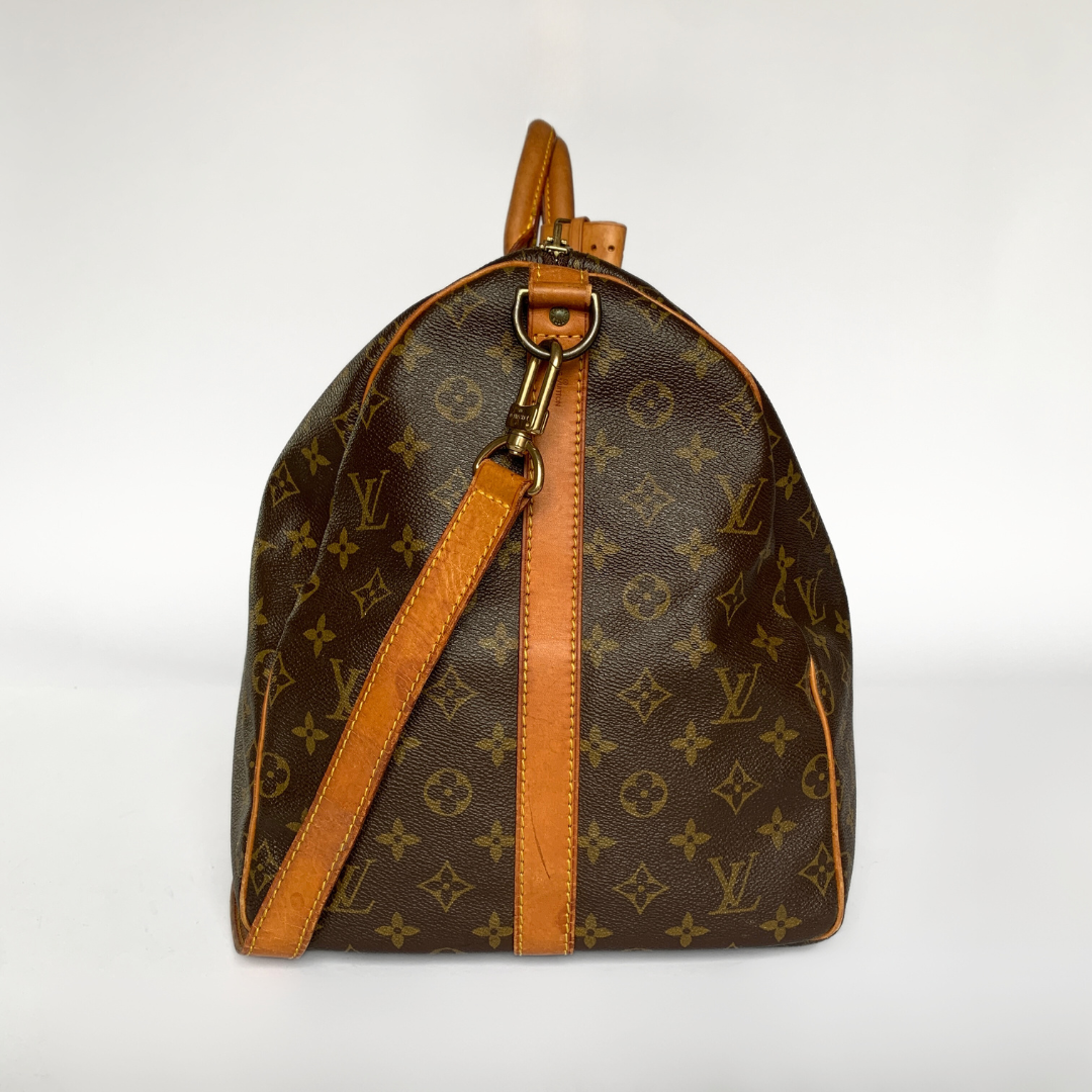 Louis Vuitton Louis Vuitton Keepall 55 Bandouli&egrave;re Monogram Canvas - Handbags - Etoile Luxury Vintage