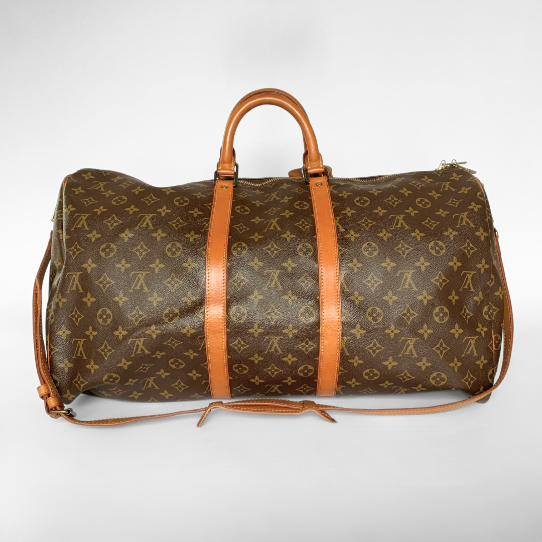 Louis Vuitton Louis Vuitton Keepall 55 Bandouli&egrave;re Monogram Canvas - Handbags - Etoile Luxury Vintage