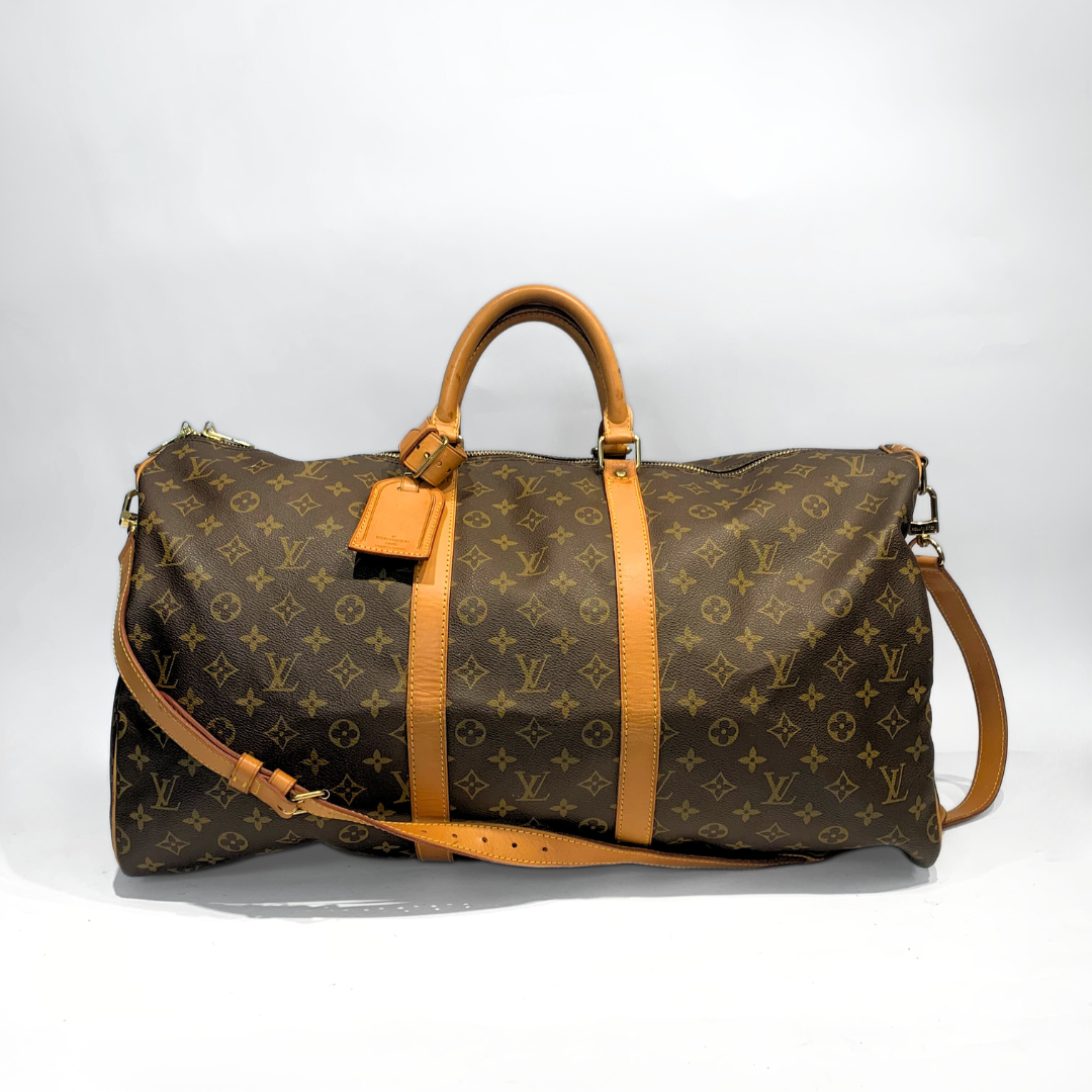 Louis Vuitton Keepall 55 Strap Monogram Canvas