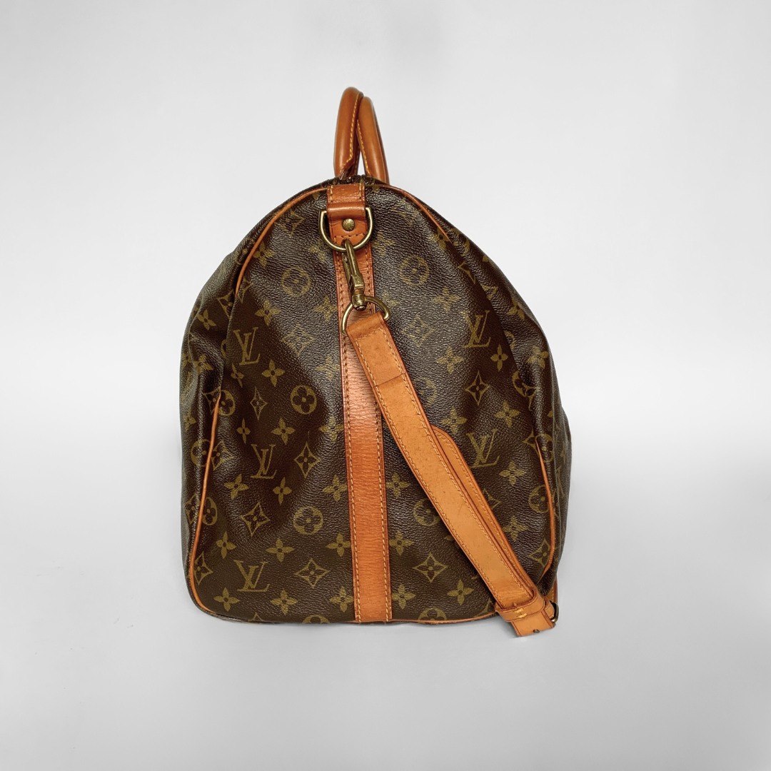 Louis Vuitton Louis Vuitton Keepall 55 Bandouli&egrave;re Monogram Canvas - Handbags - Etoile Luxury Vintage