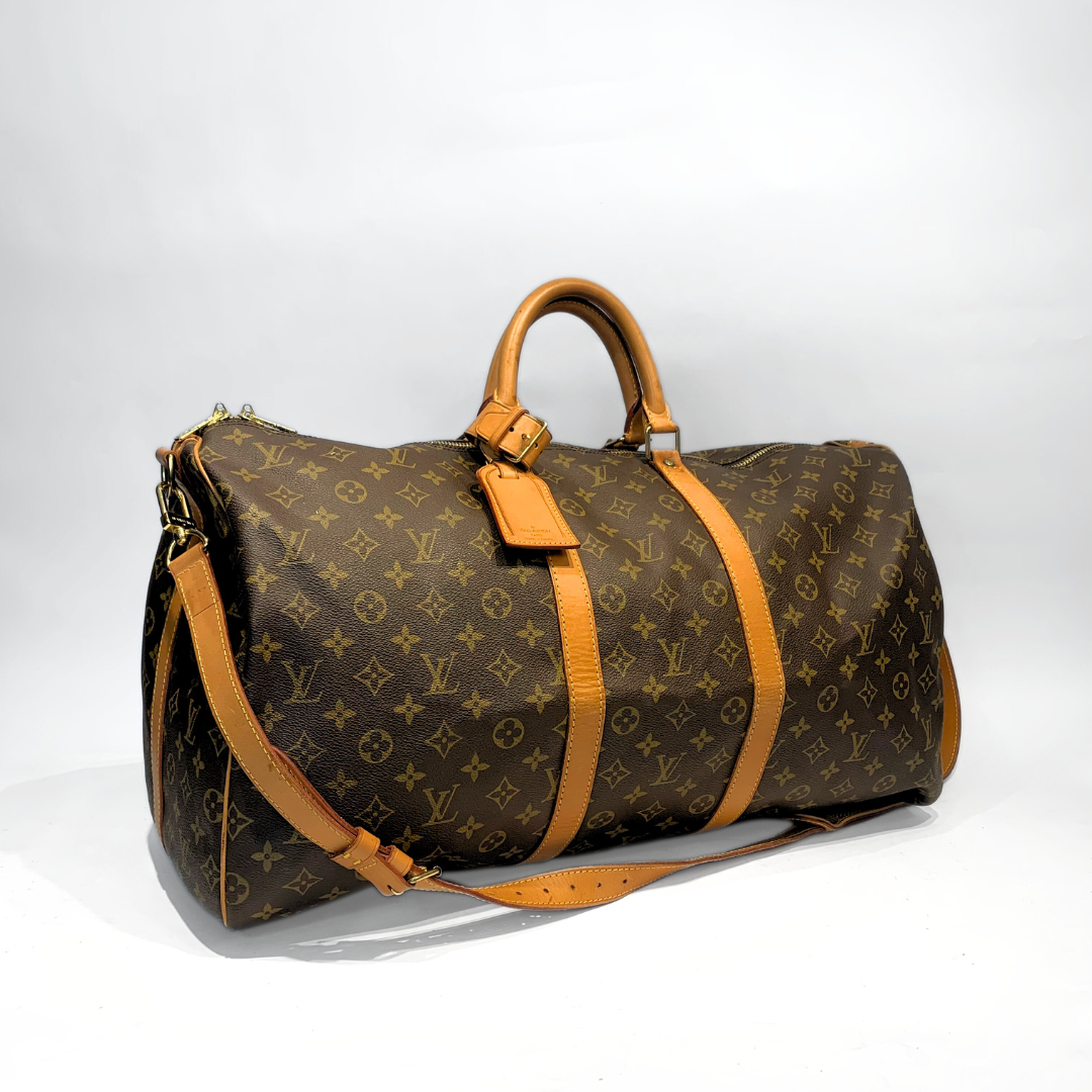 Louis Vuitton Keepall 55 Strap Monogram Canvas