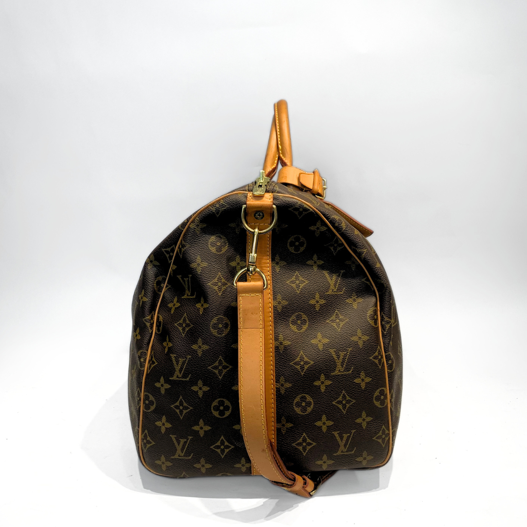 Louis Vuitton Keepall 55 Strap Monogram Canvas