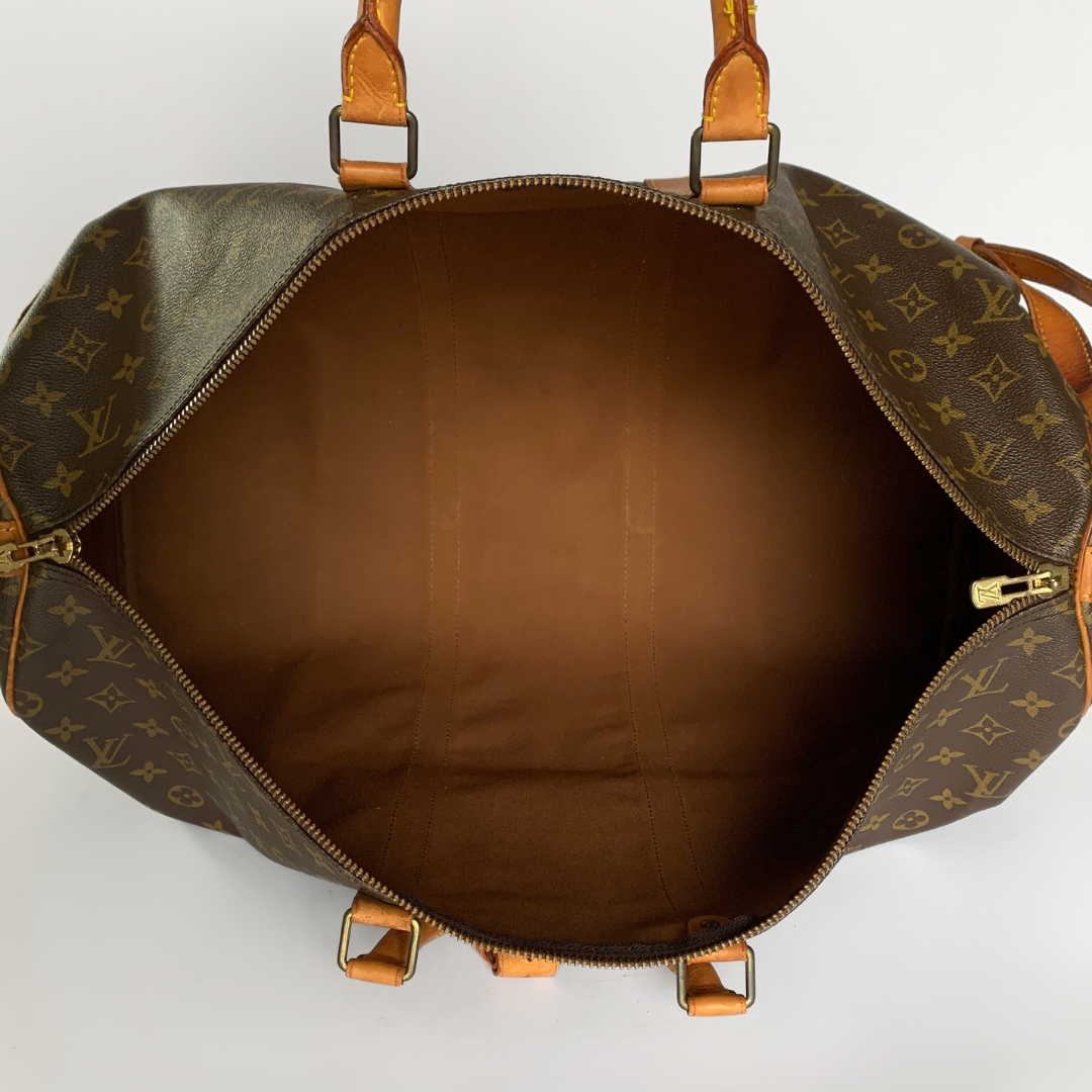 Louis Vuitton Louis Vuitton Keepall 55 Bandouli&egrave;re Monogram Canvas - Handbags - Etoile Luxury Vintage