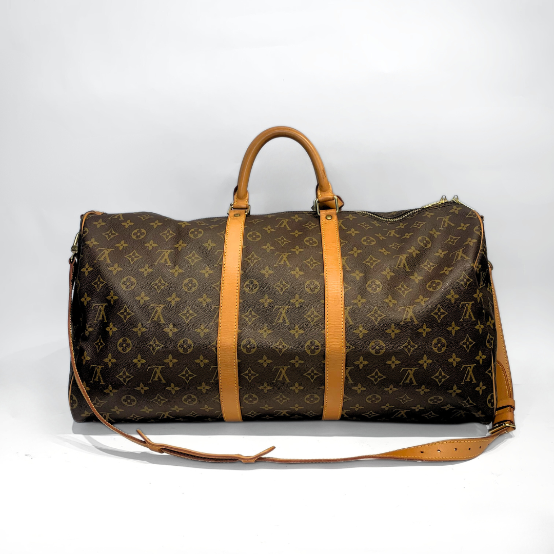 Louis Vuitton Keepall 55 Strap Monogram Canvas