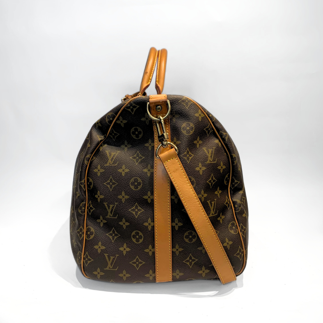 Louis Vuitton Keepall 55 Strap Monogram Canvas