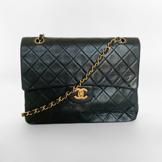 Chanel Classic Flap Bag Tall Lambskin Leather