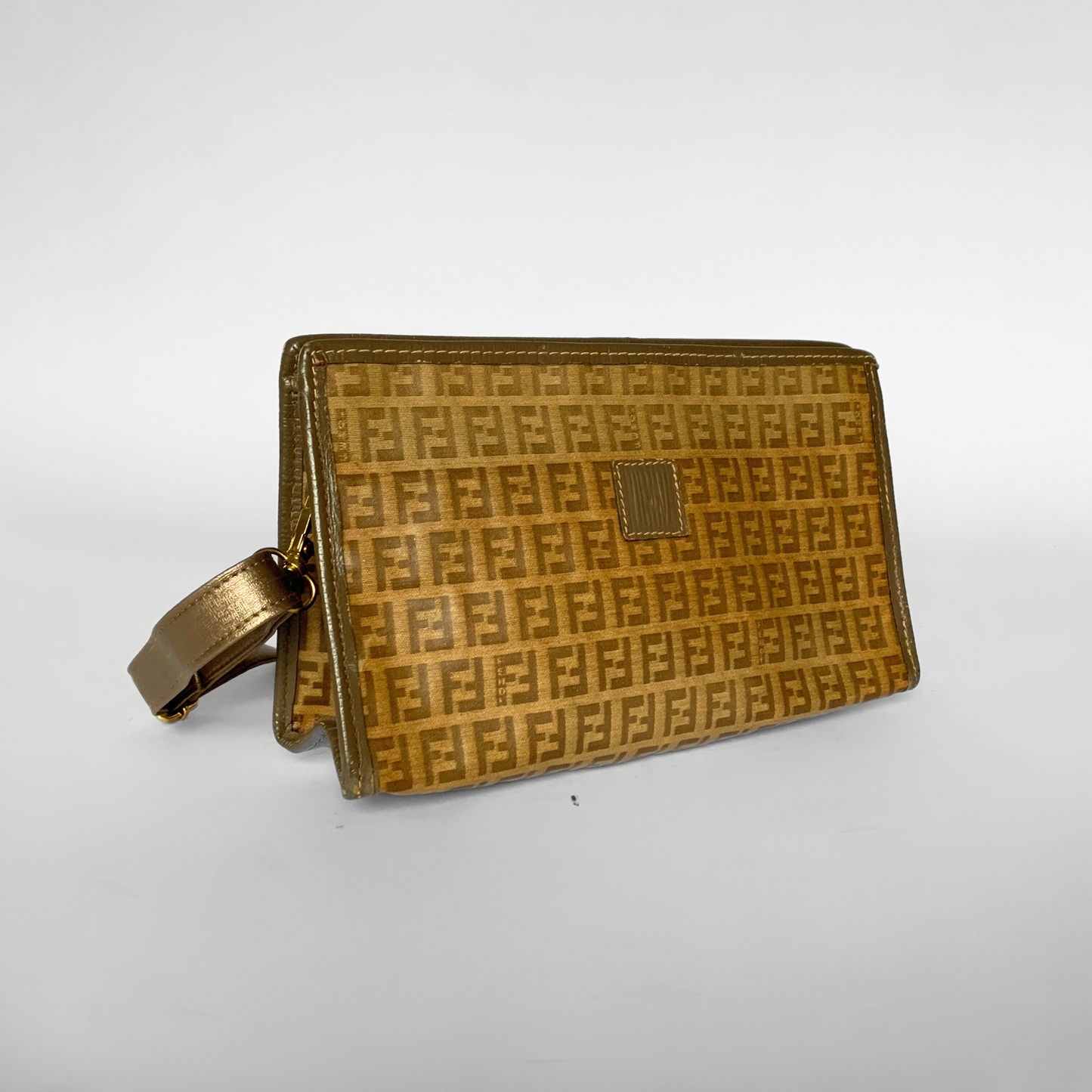 Fendi Clutch Bag Zucca PVC