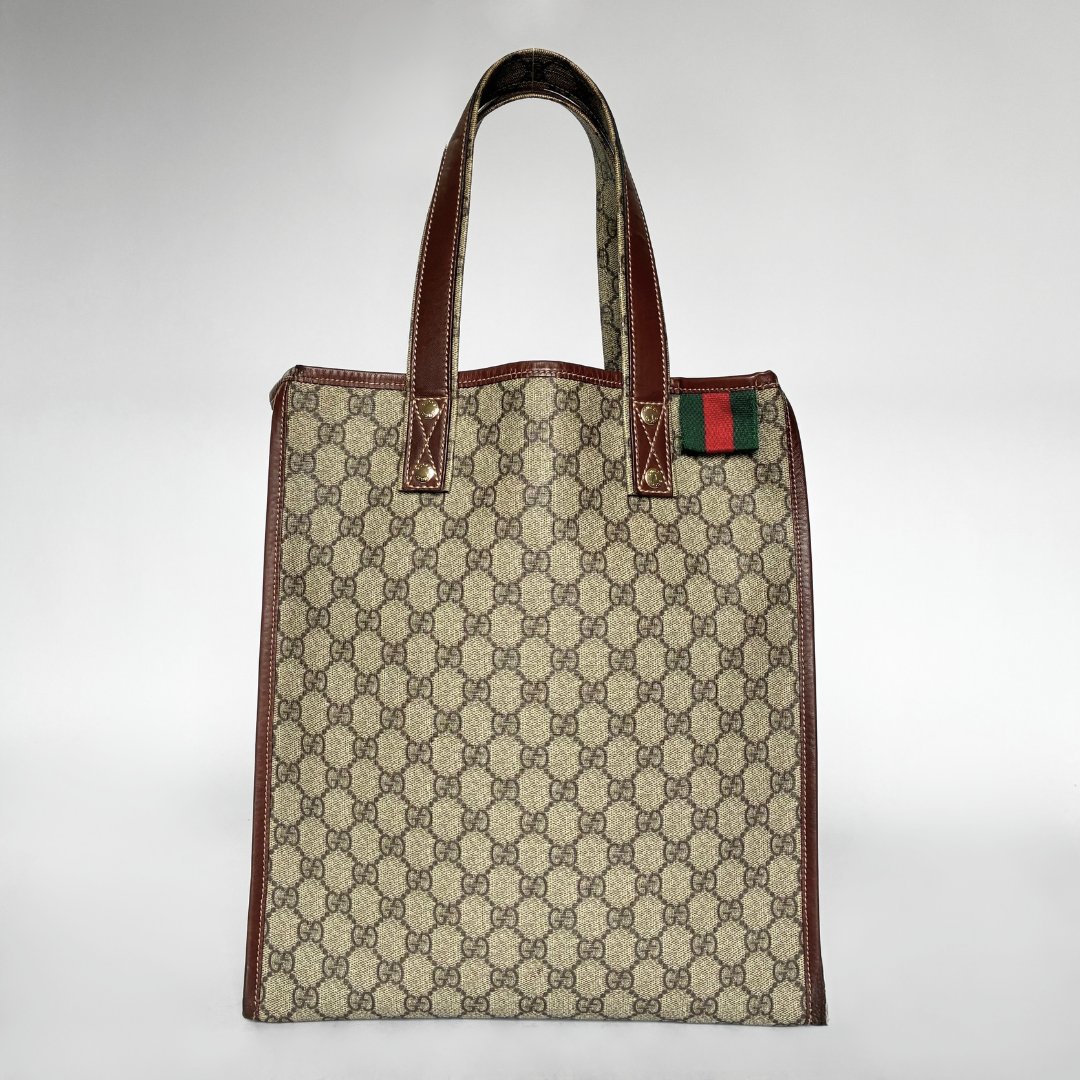 Gucci 2-way Tote Monogram Canvas