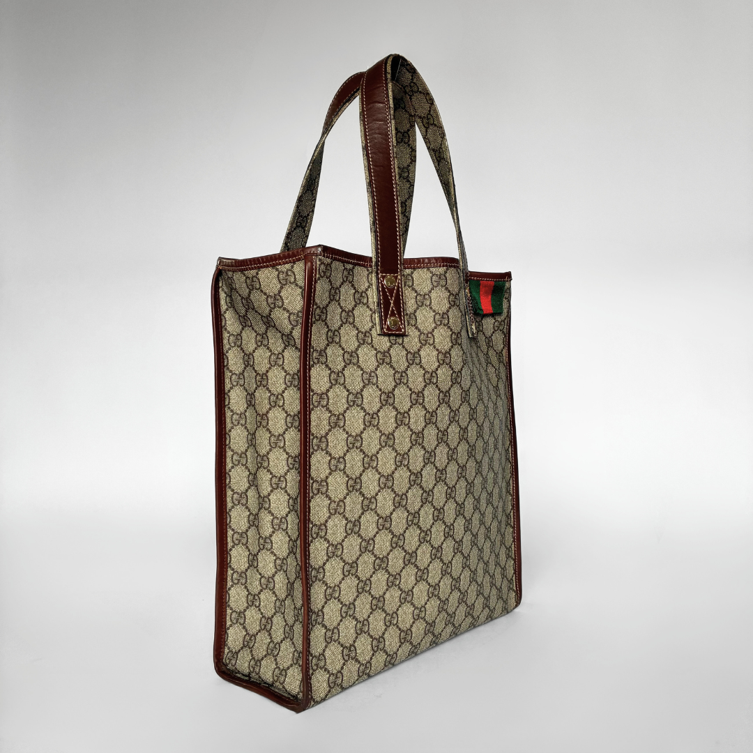 Gucci 2-way Tote Monogram Canvas