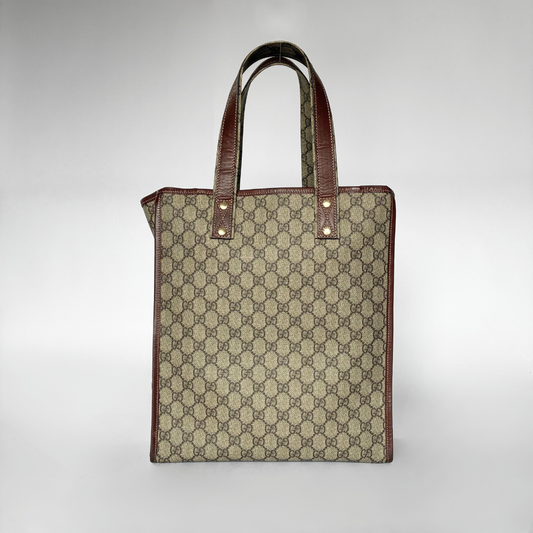 17. Gucci 2-way Tote Monogram Canvas