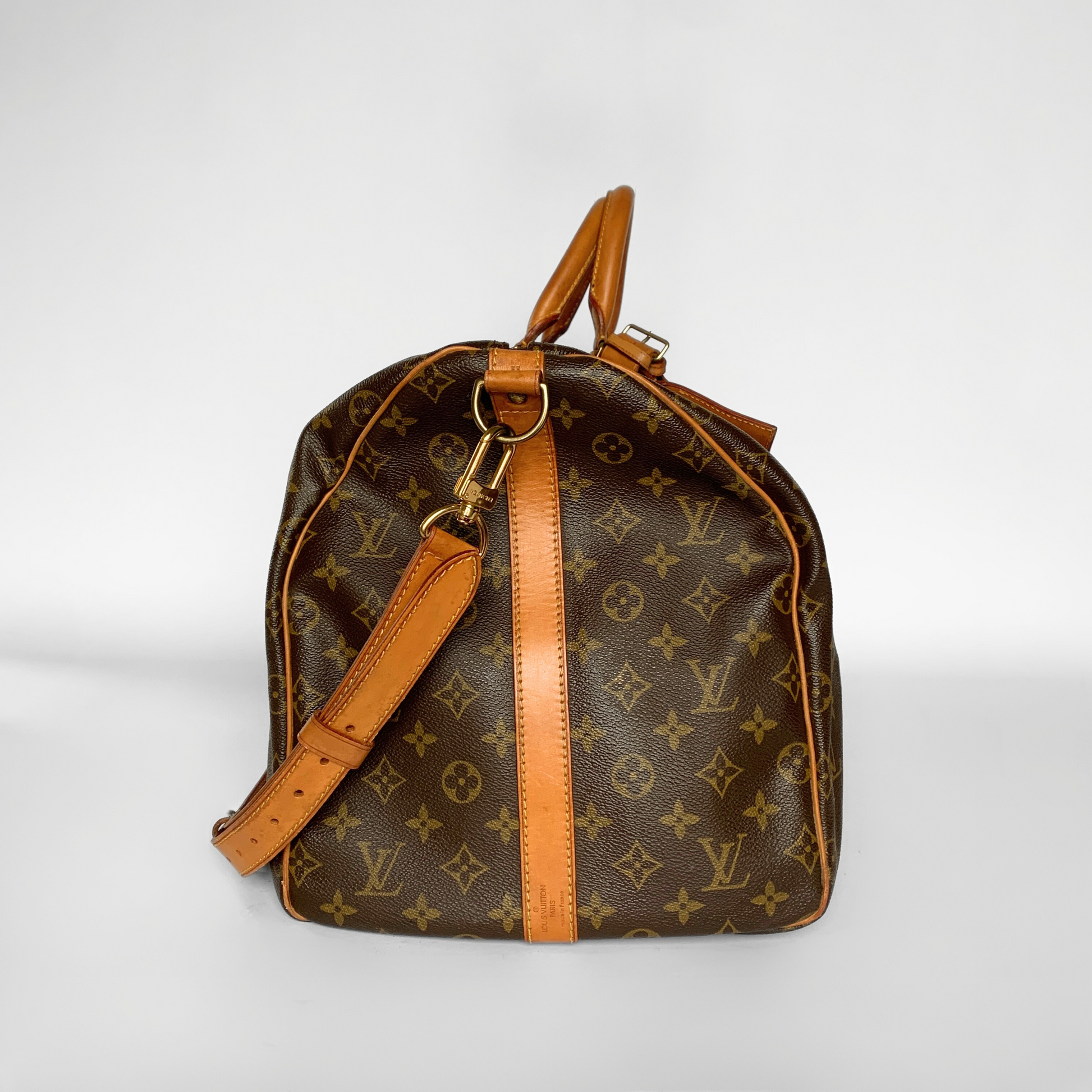 Louis Vuitton Louis Vuitton Keepall 55 Bandouli&egrave;re Monogram Canvas - Handbags - Etoile Luxury Vintage