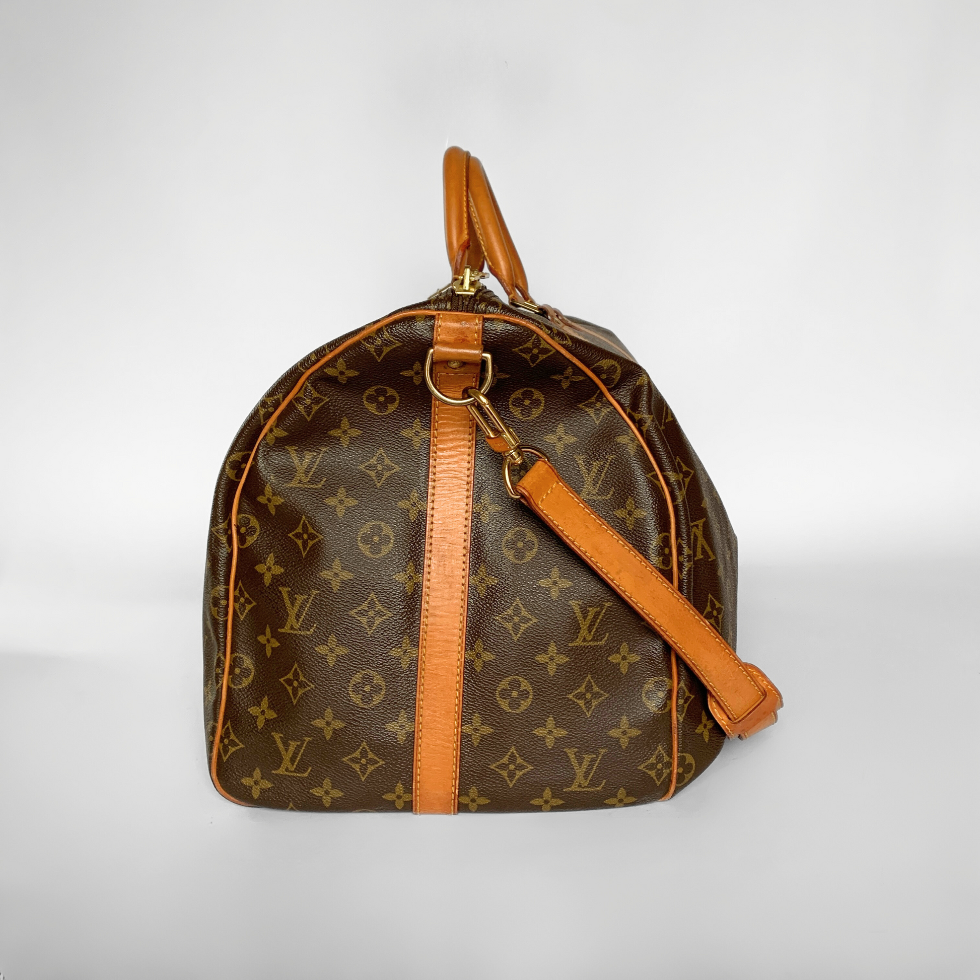 Louis Vuitton Louis Vuitton Keepall 55 Bandouli&egrave;re Monogram Canvas - Handbags - Etoile Luxury Vintage