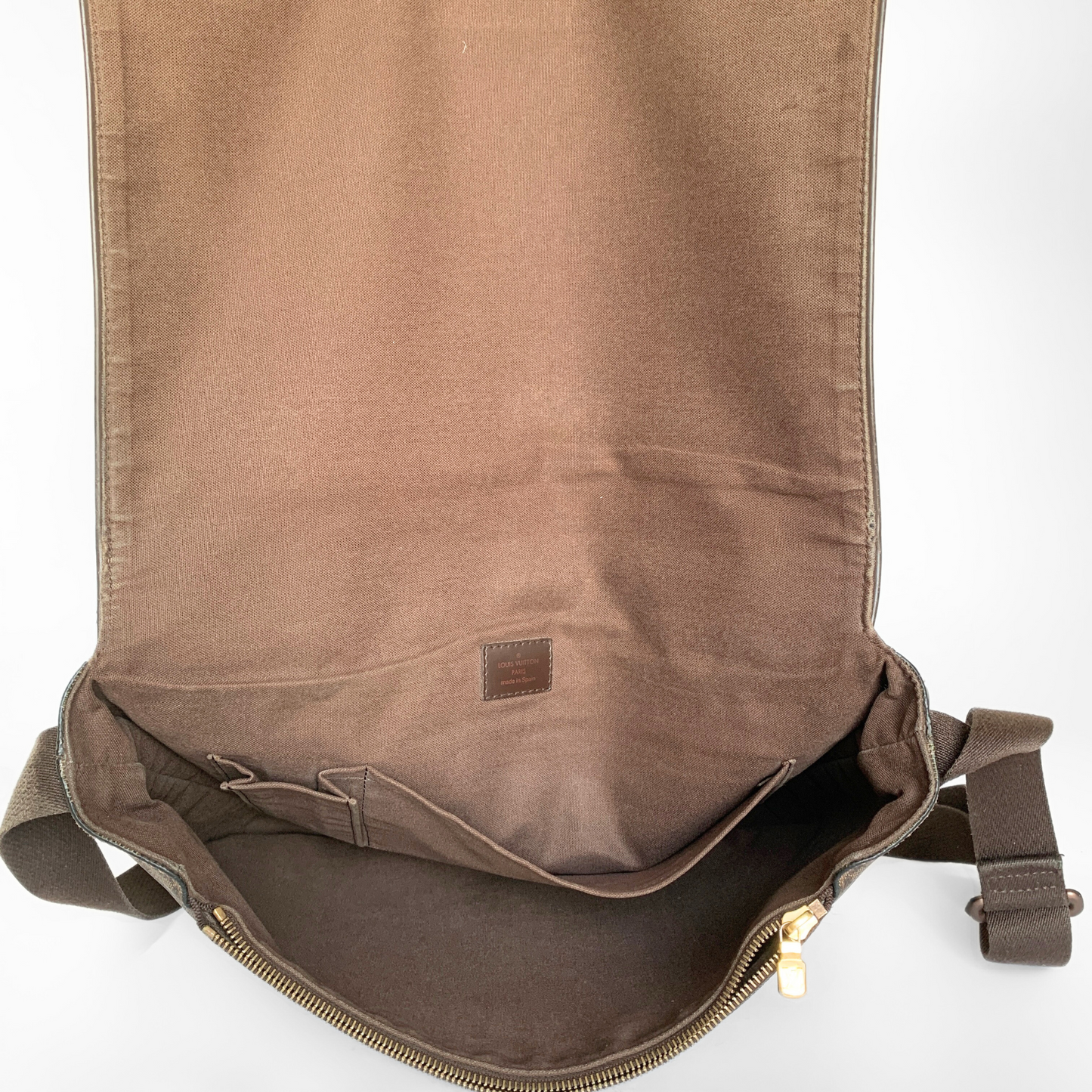 Louis Vuitton Brooklyn Messenger Bag Damier Ebene Canvas