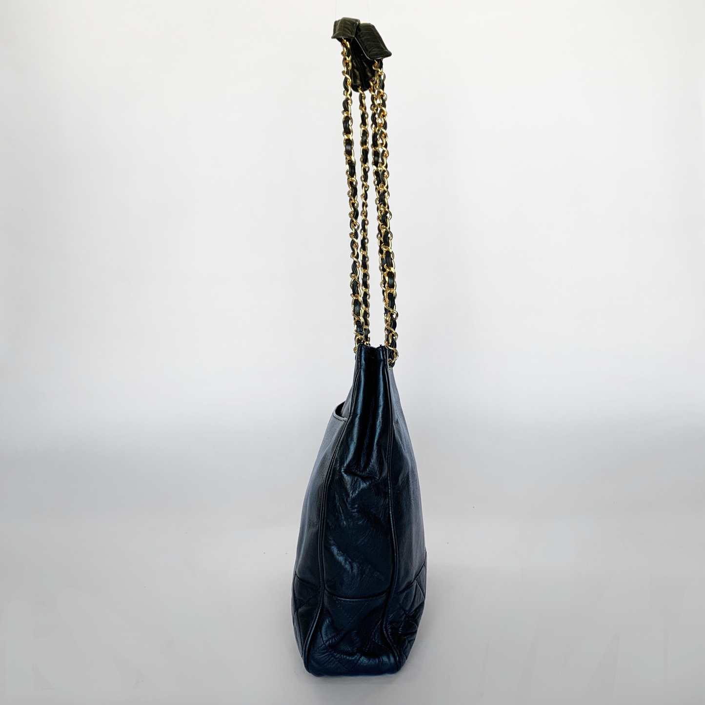 Chanel Shopper Lambskin Leather