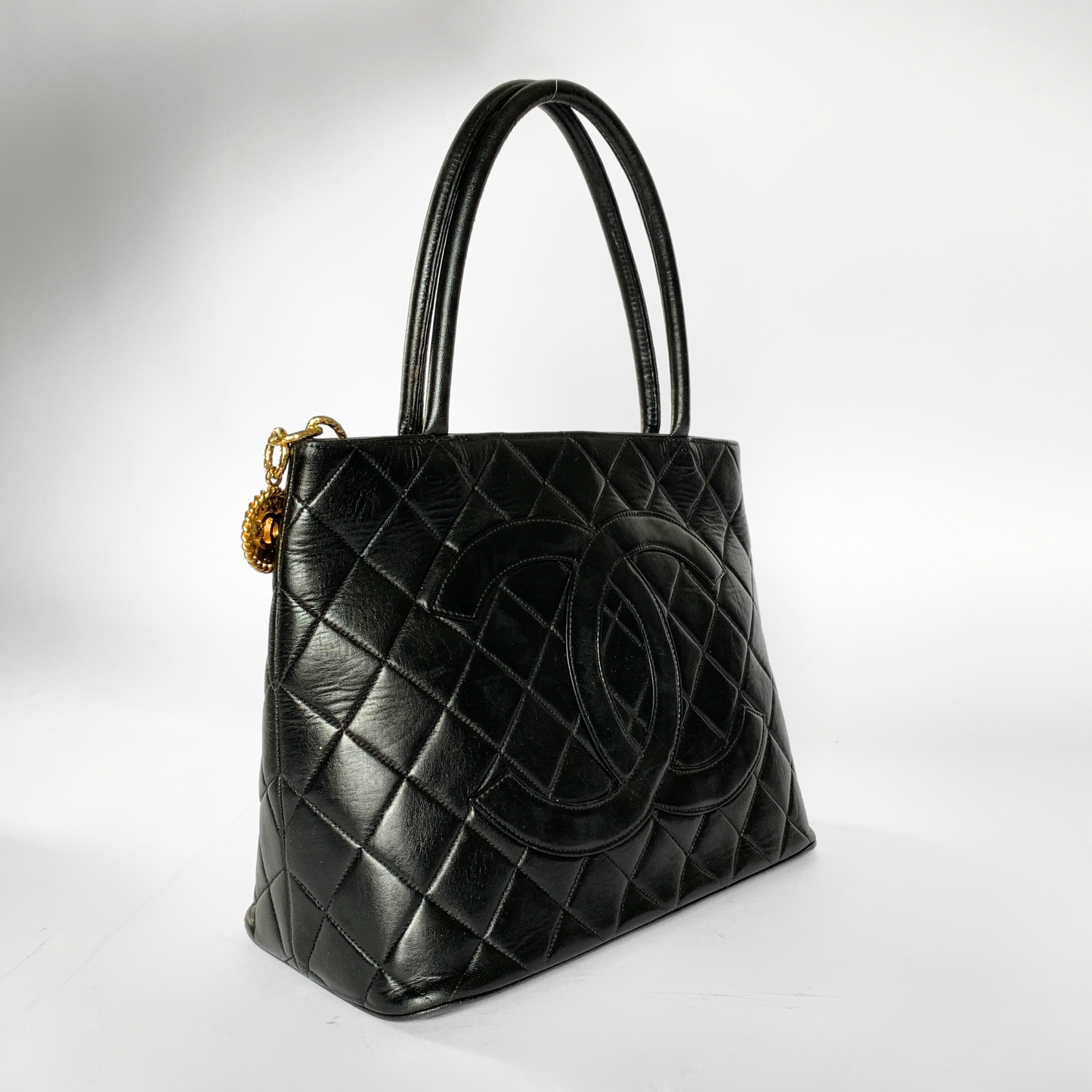 Chanel Medaillon Lambskin Leather